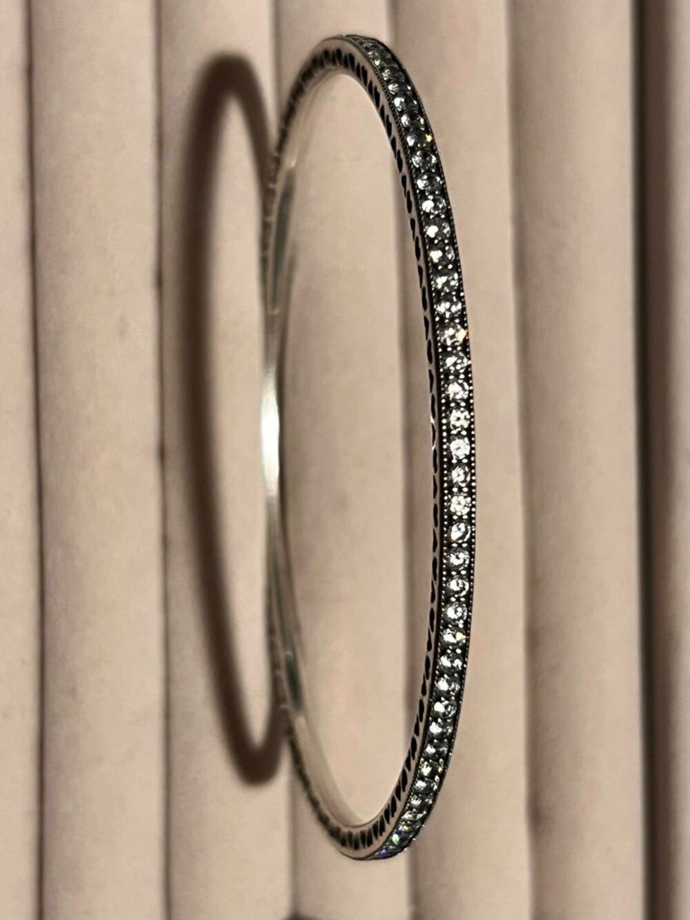 Authentic Pandora Twinkling Forever Bangle Bracelet # 590511CZ